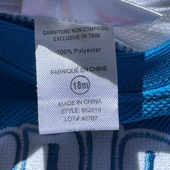 VTG Quebec Nordiques Mighty Mac Sports Baby Hockey Jersey Size: 18M - Picture 7 of 7